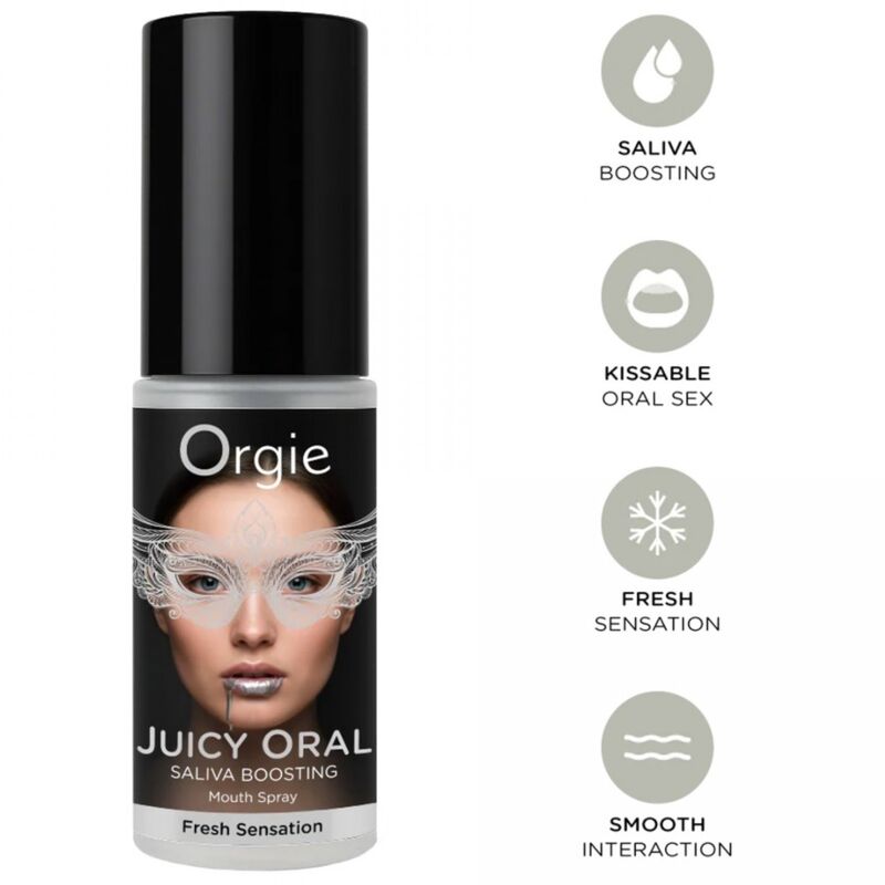 ORGIE Juicy спрей за уста с вкус на мента, 15 мл