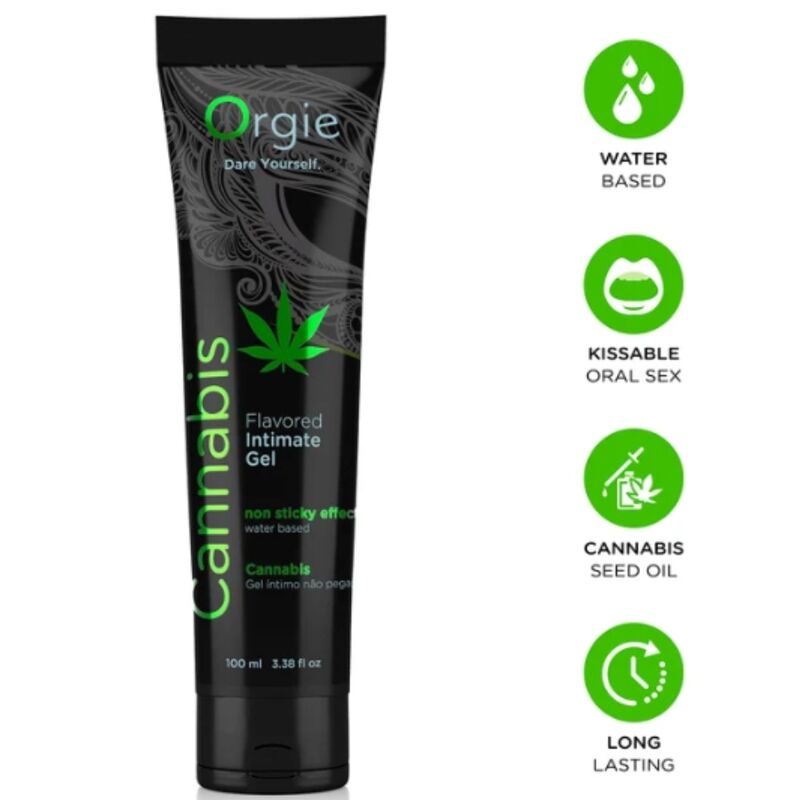 ORGIE Cannabis Kissable лубрикант на водна основа, 100 ml