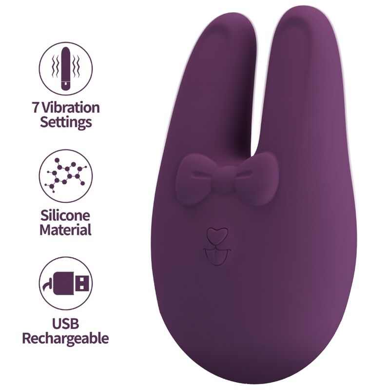 Клиторален вибратор ROMANCE Bunny със 7 режима на вибрация