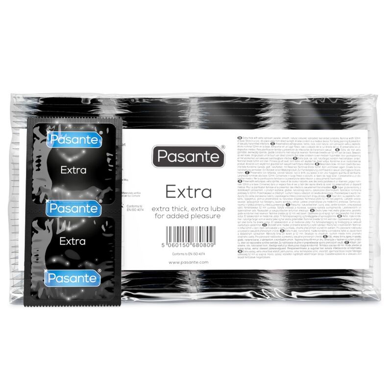 Презервативи PASANTE Extra, 144 броя