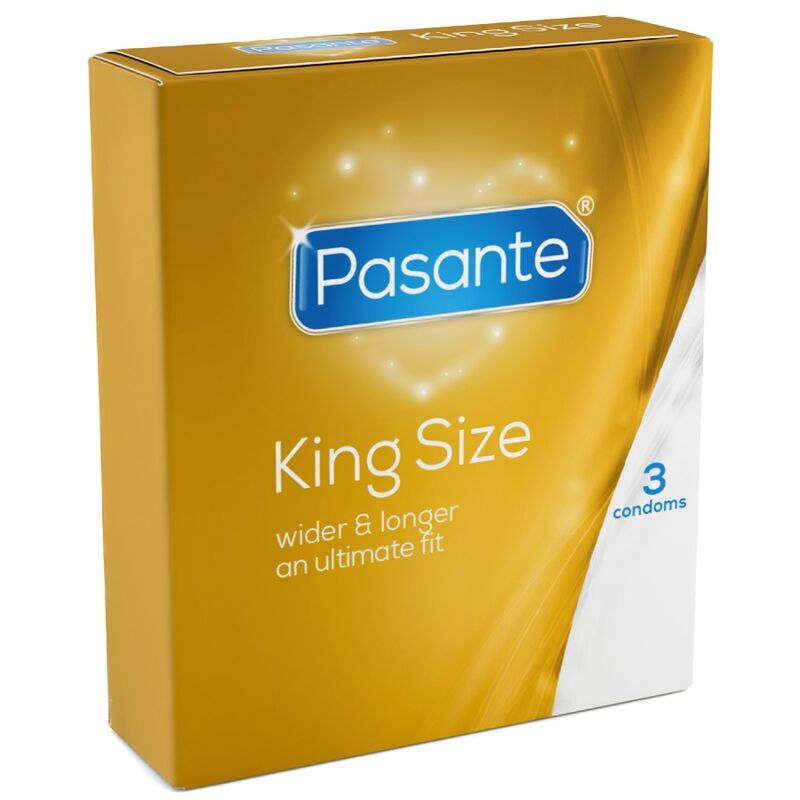 Презервативи PASANTE King Size, 3 броя