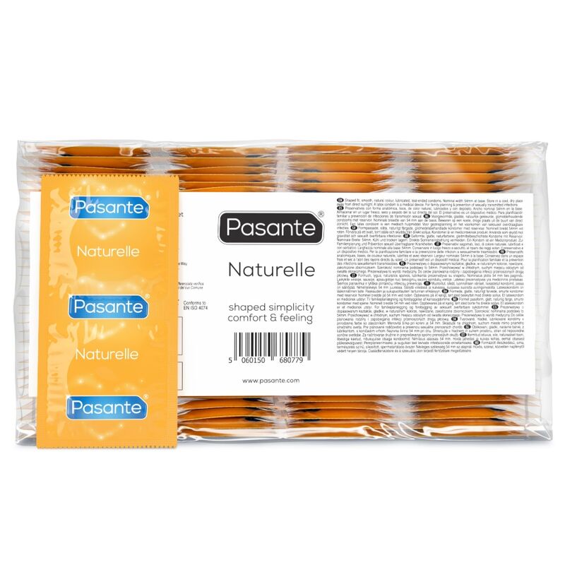 Презервативи PASANTE Naturelle Standard, 144 броя