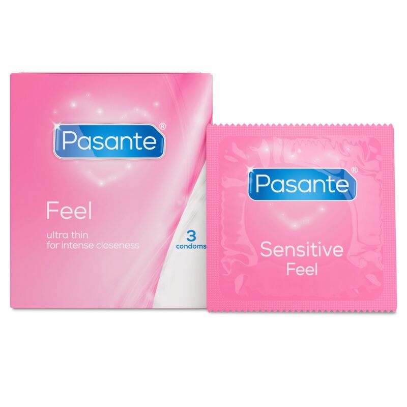 Тънки презервативи Pasante Sensitive Feel, 3 броя