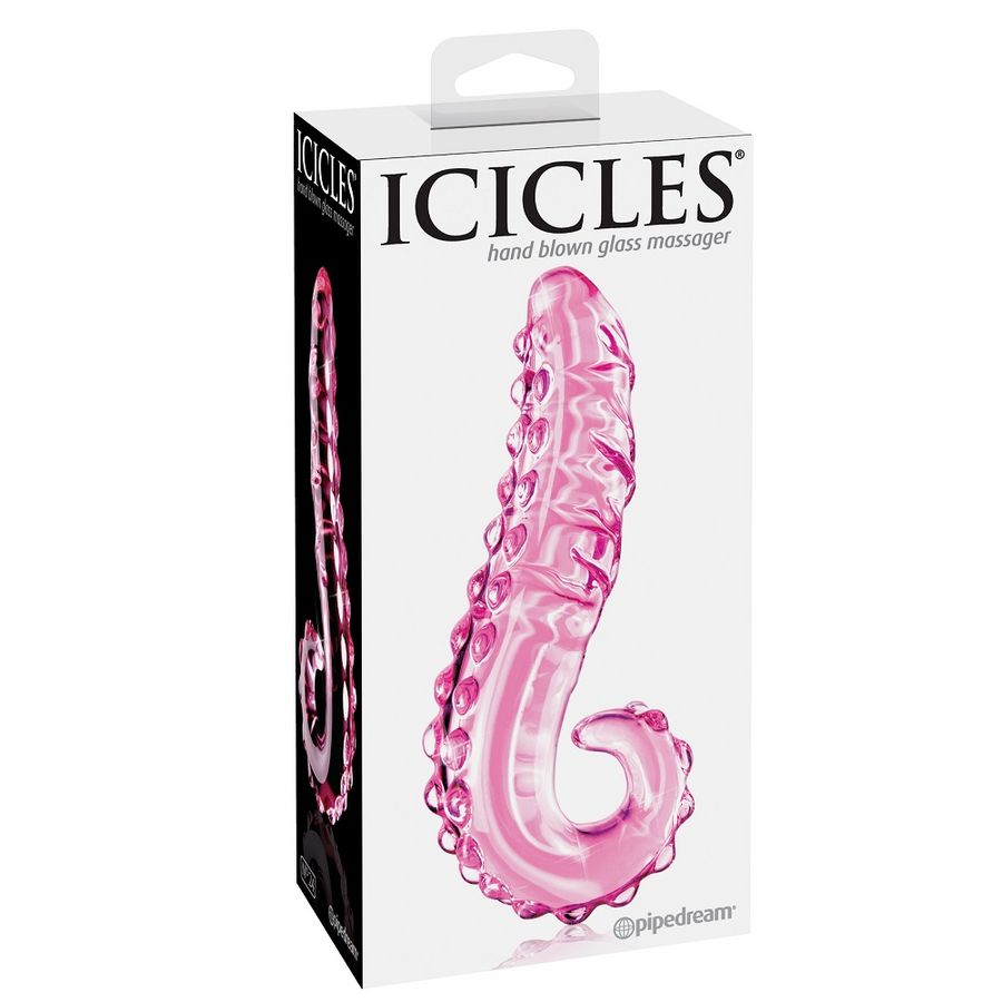 Стъклено дилдо ICICLES N. 24