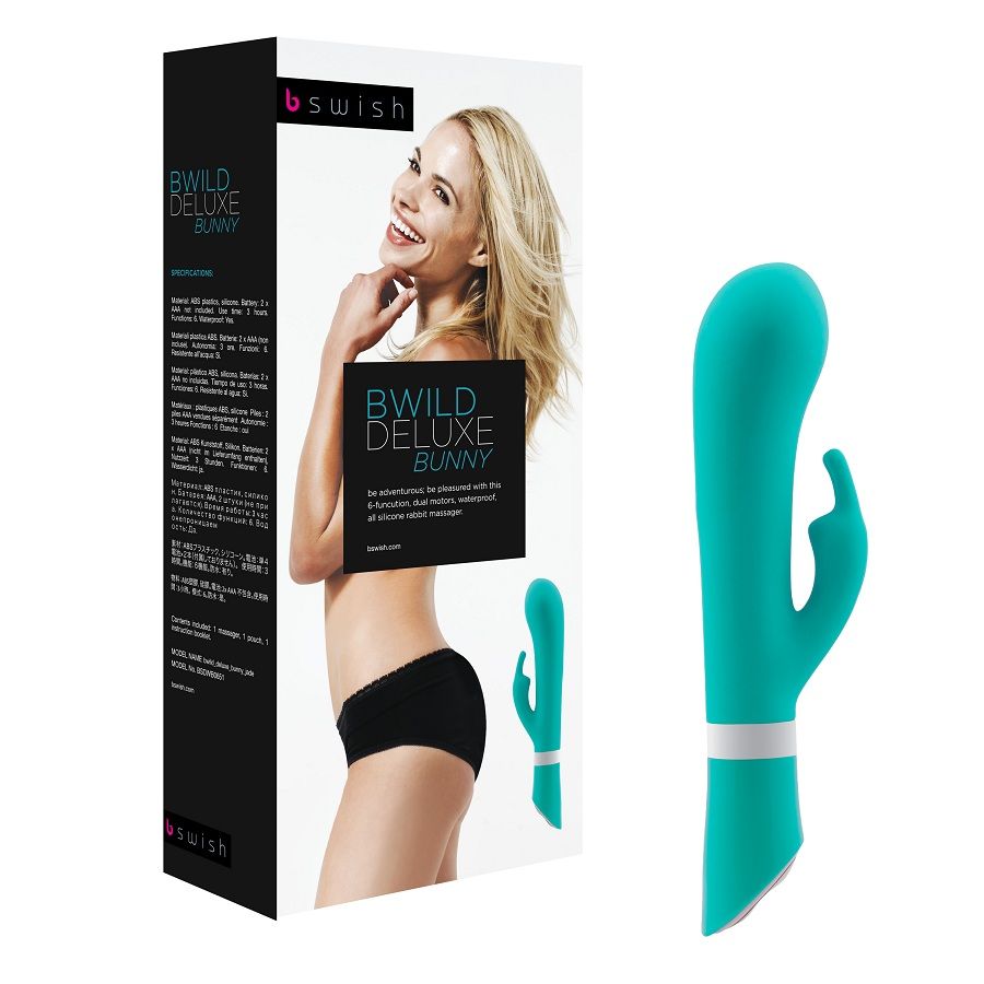 B SWISH Bwild Deluxe Bunny заешки вибратор в цвят нефрит