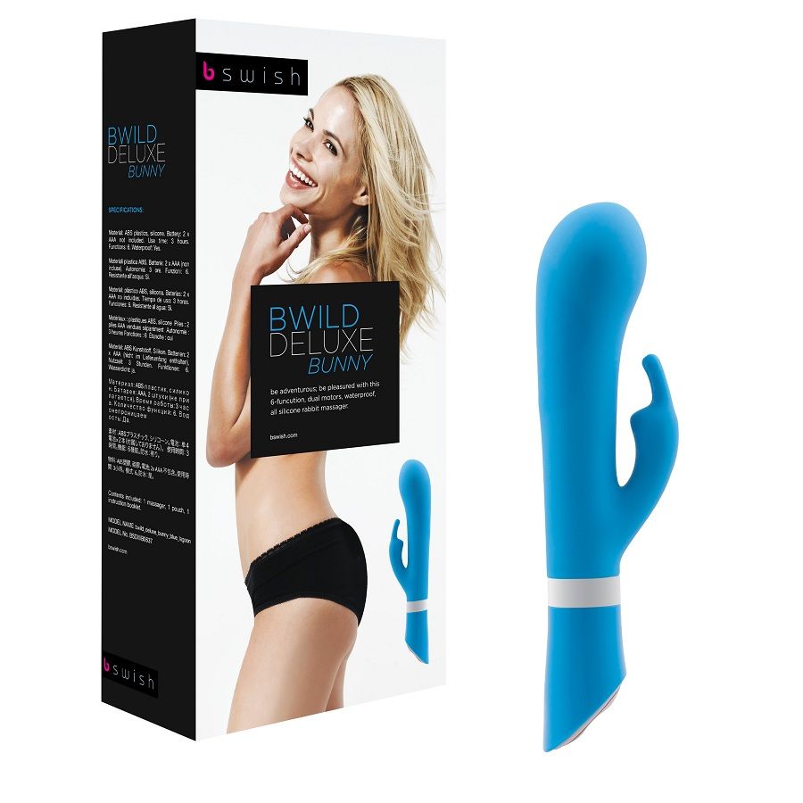 B SWISH Bwild Deluxe Bunny заешки вибратор в нефритен цвят