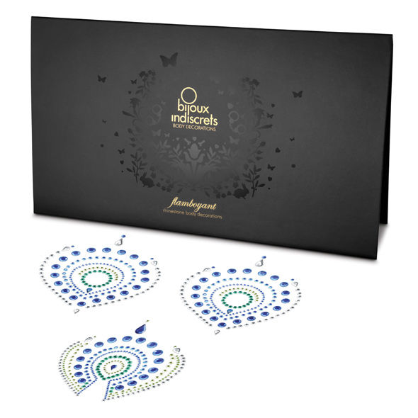 Bijoux Indiscrets Flamboyant Blue&Green украса за тяло