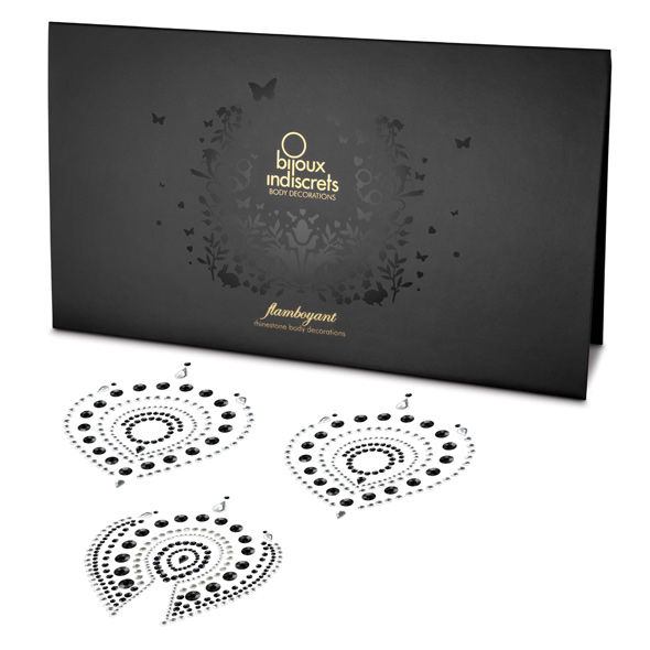 Bijoux Indiscrets Flamboyant Black & Silver бижу за тяло