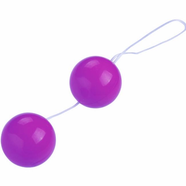 BAILE Twins Balls вагинални топчета в люляков цвят