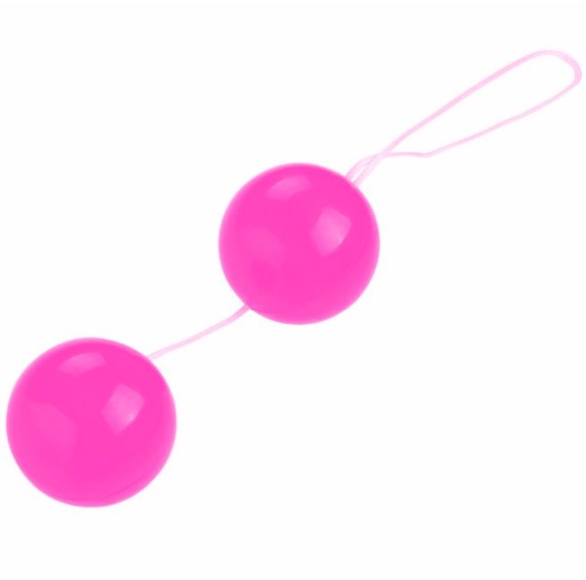 Любовни топчета BAILE Twins Balls, розови