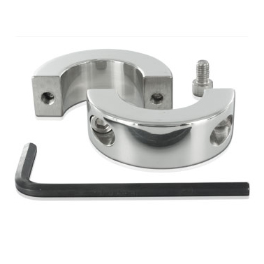 METAL HARD пенис пръстен без вибрации от неръждаема стомана, 20 mm