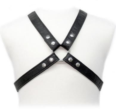 Кожен мъжки нагръдник LEATHER BODY