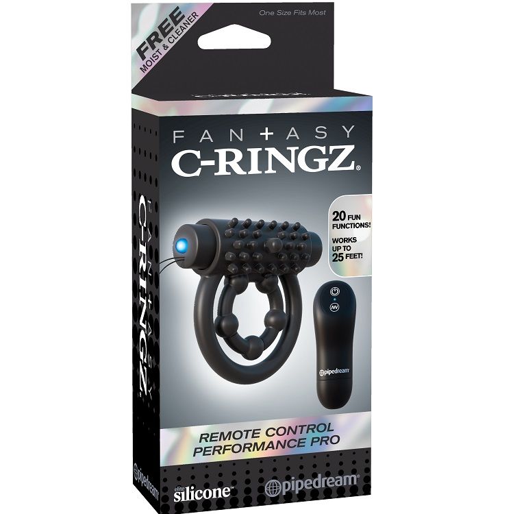 FANTASY C-RINGZ вибриращ пръстен за пенис с дистанционно управление