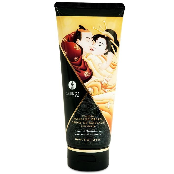 Масажен крем Shunga Sweet Almond, 200 ml