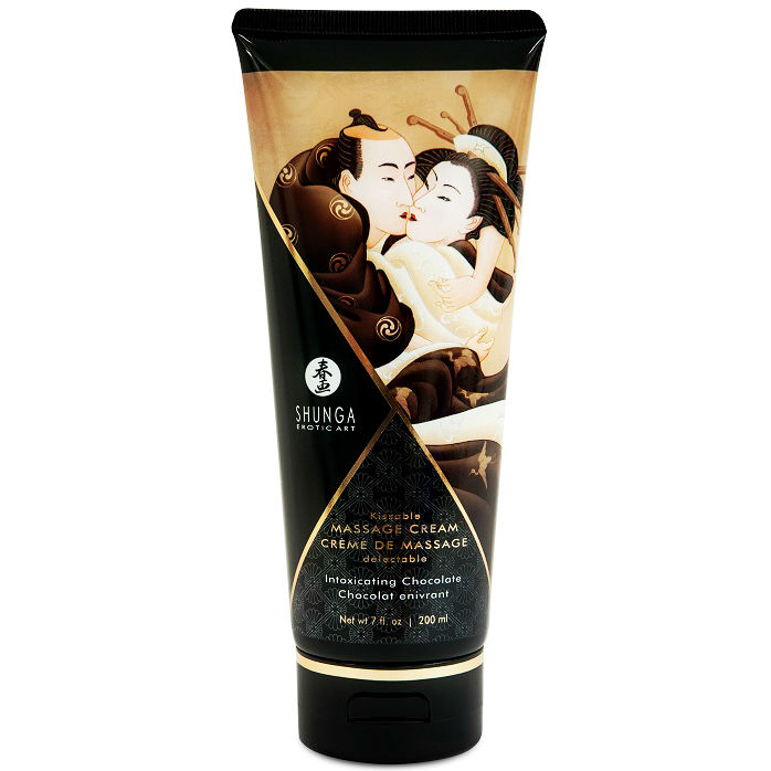 Масажен крем Shunga с шоколадов вкус, 200 ml