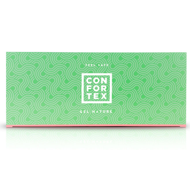Лубрикант в еднодозови опаковки, 6 ml, на водна основа, щадящ кожата CONFORTEX