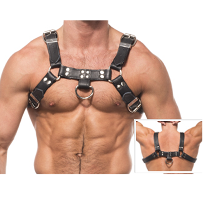 LEATHER BODY Chain Harness III мъжки кожен харнес