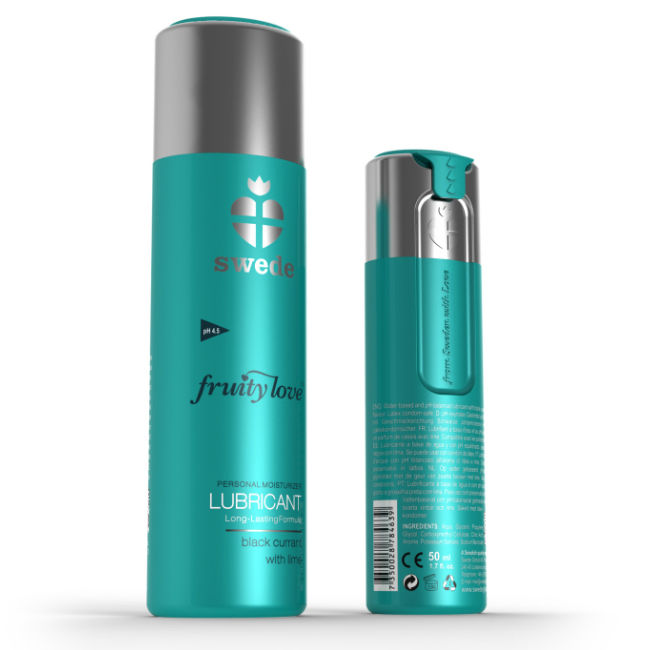 Swede Fruity Love лубрикант с вкус на касис и лайм, 100 ml