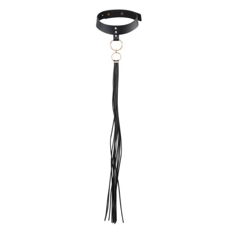 BIJOUX INDISCRETS MAZE BDSM нашийник с пискюли, черен