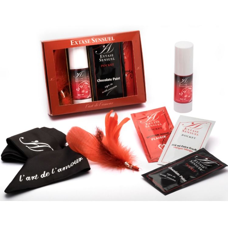 Подаръчен комплект за масаж Extase Sensual Voyage Sensuel
