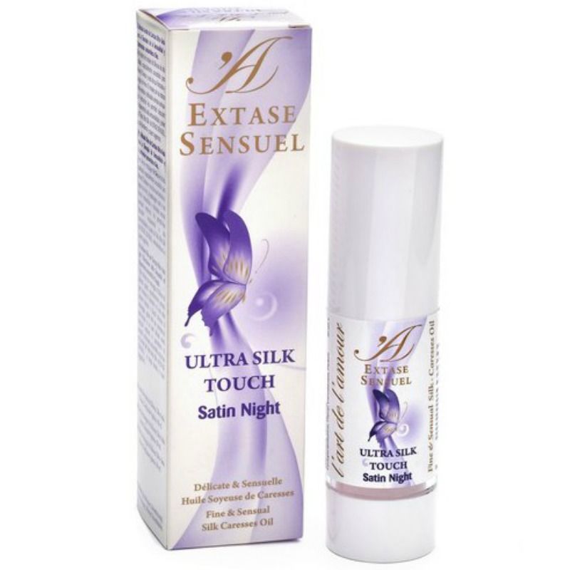 Extase Sensual Ultra Silk Touch сатенено масажно олио Night, 30 мл