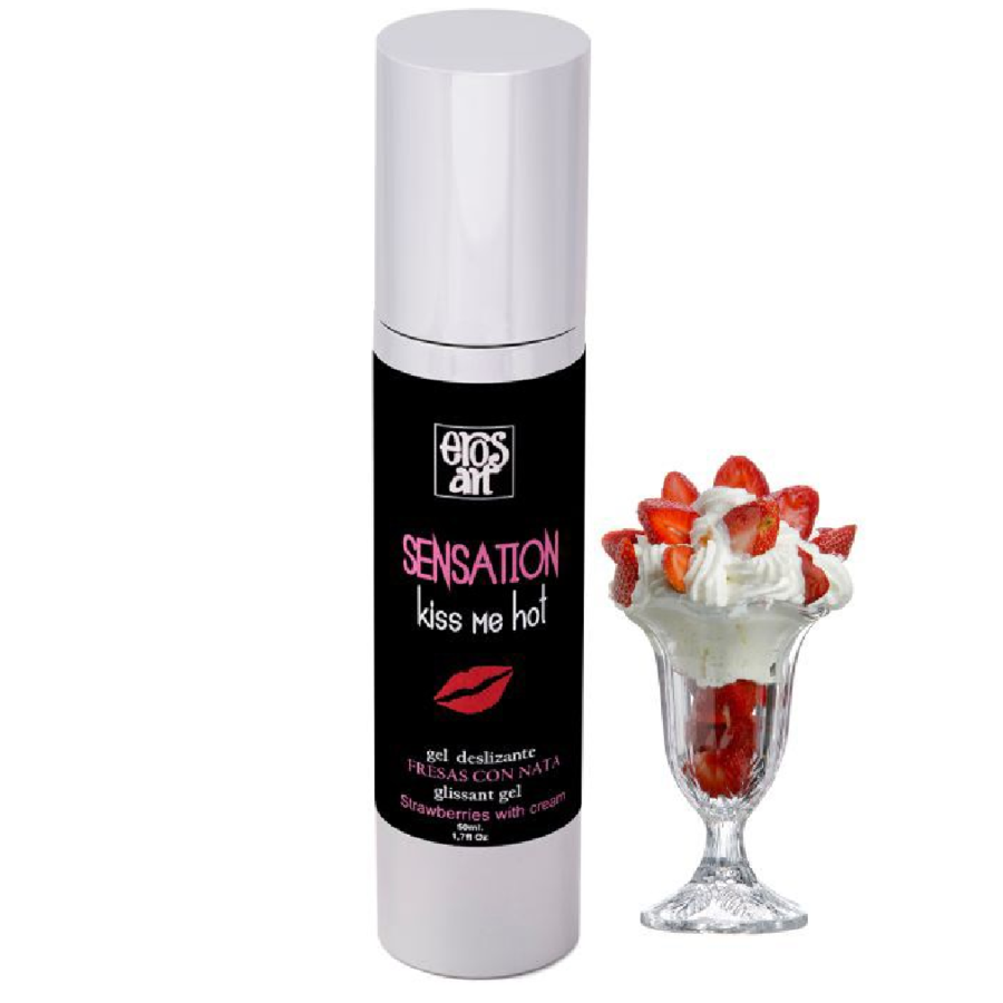 EROS-ART Sensattion лубрикант с вкус на ягода и сметана, 50 ml