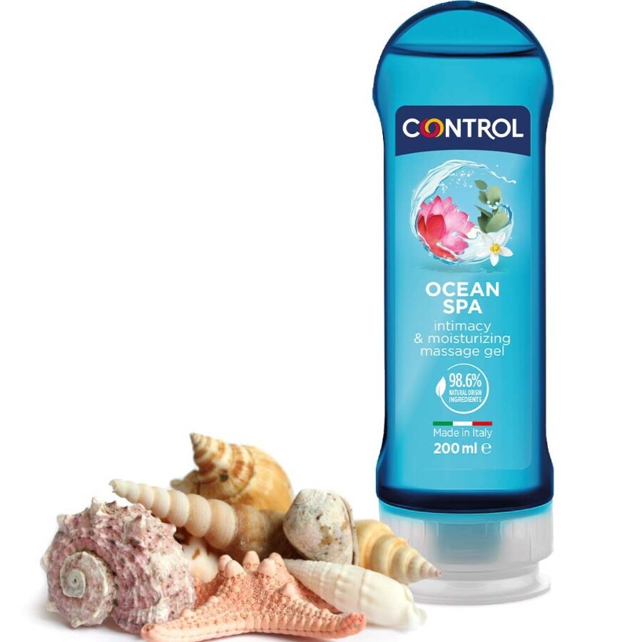 Control Mediterranean Sea масажен гел 2 в 1, 200 ml