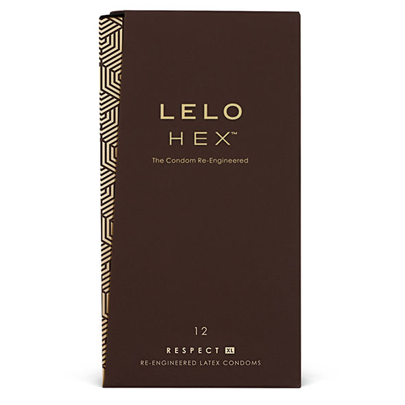 Големи презервативи LELO HEX Respect XL, 12 броя