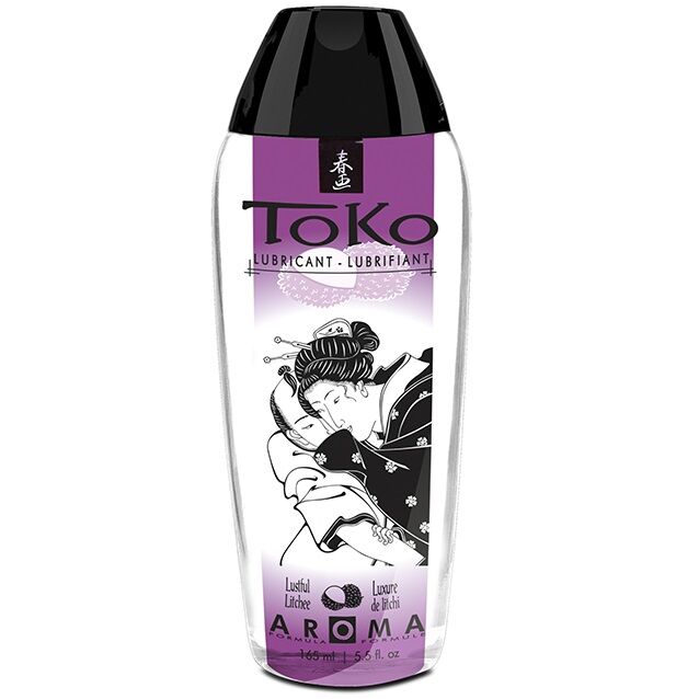 Shunga Toko Lustful Litchee лубрикант с вкус на личи, 165 ml
