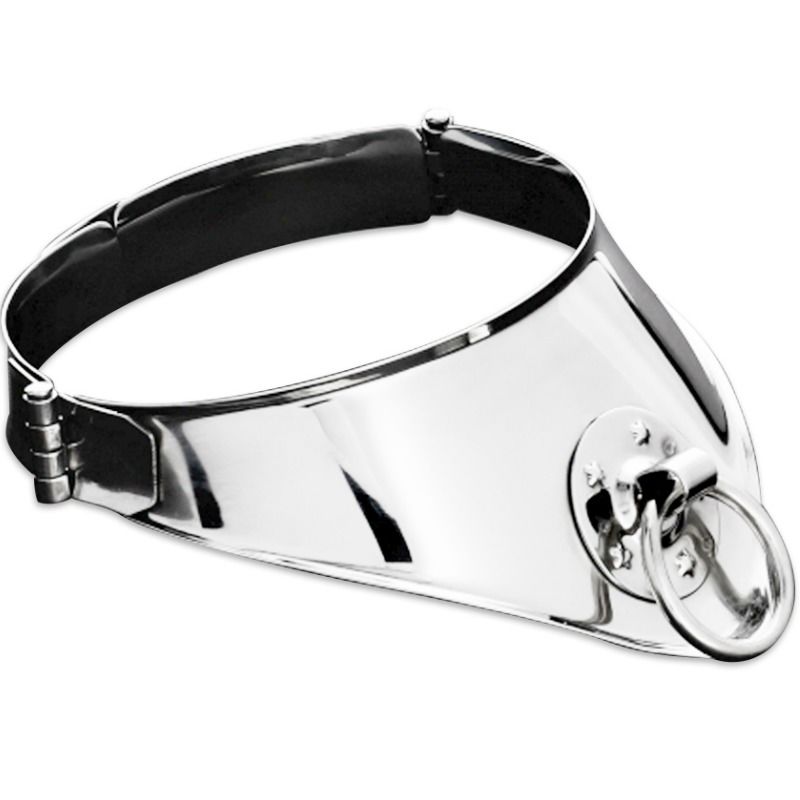Нашийник METAL HARD BDSM с халка и катинар
