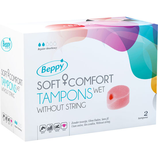 Тампони BEPPY Soft Comfort Wet без конец, 2 броя