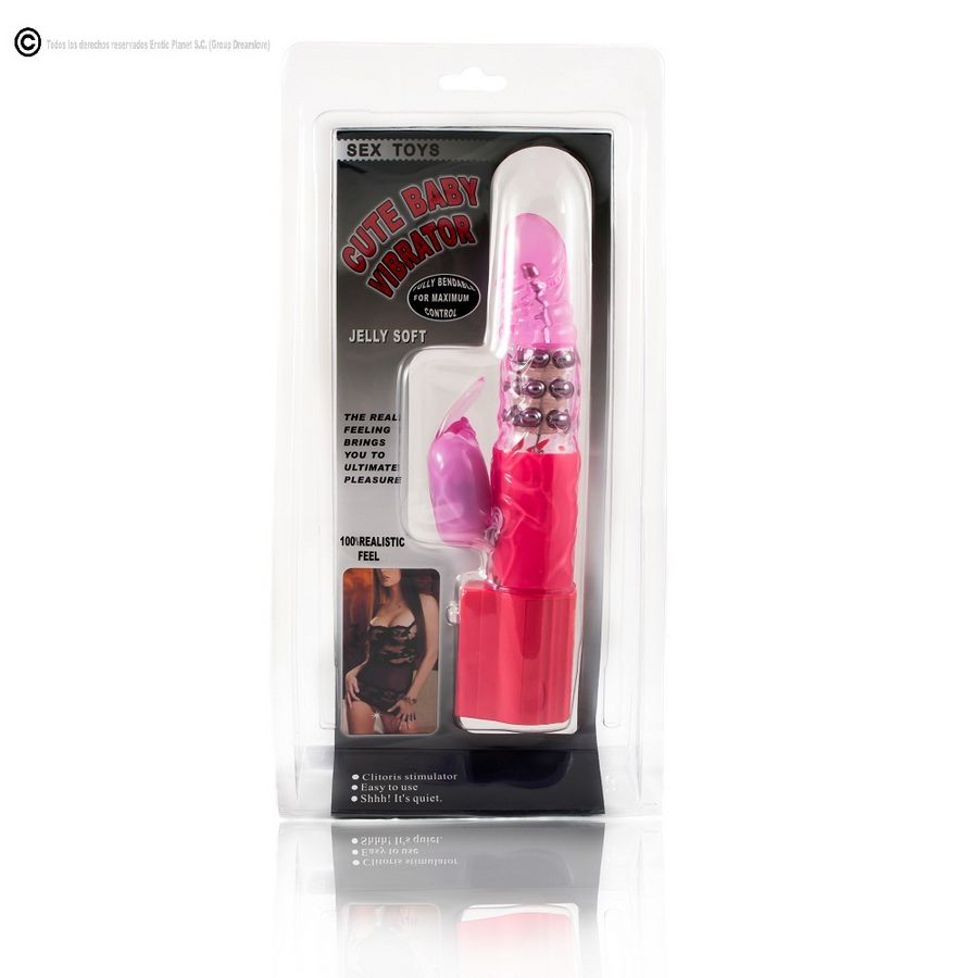 BAILE Pink Rabbit Rotator вибратор тип зайче