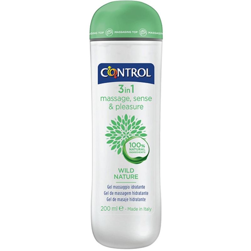 Control Wild Nature масажен гел 3 в 1, 200 ml