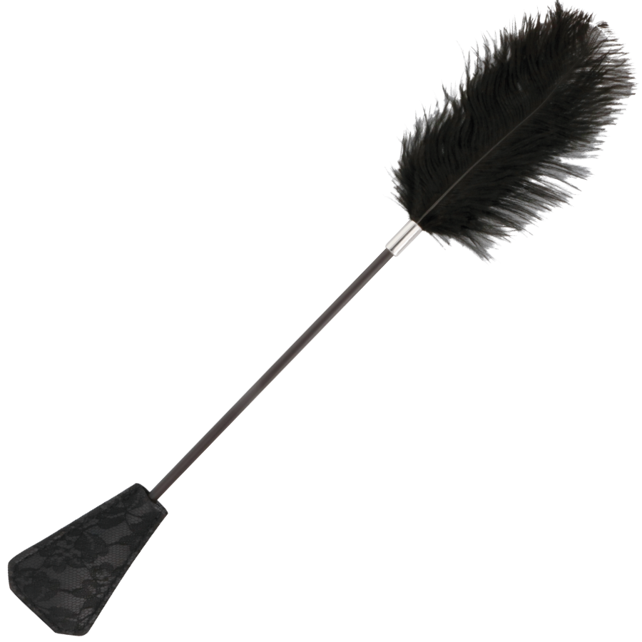DARKNESS Black Love Feather Whip с перо и камшиче, 56 см
