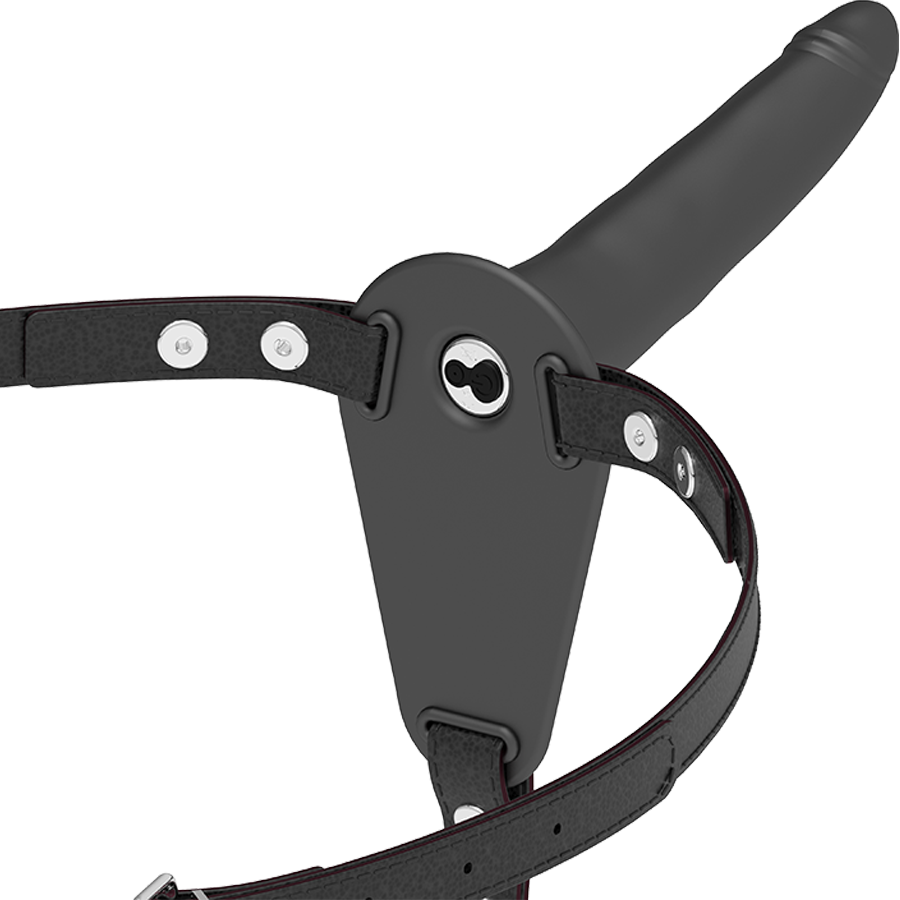 Fetish Submissive Strapon Harness с вибратор, 15 см