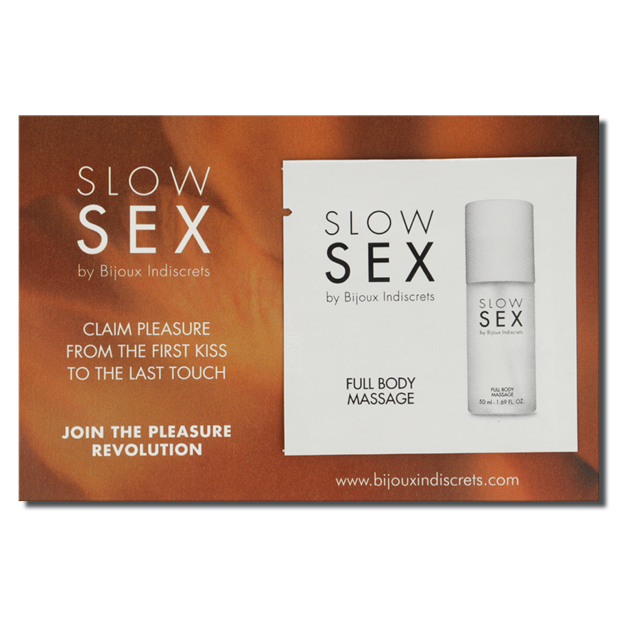 Масажен гел Slow Sex от Bijoux Indiscrets за цялото тяло, 2 ml