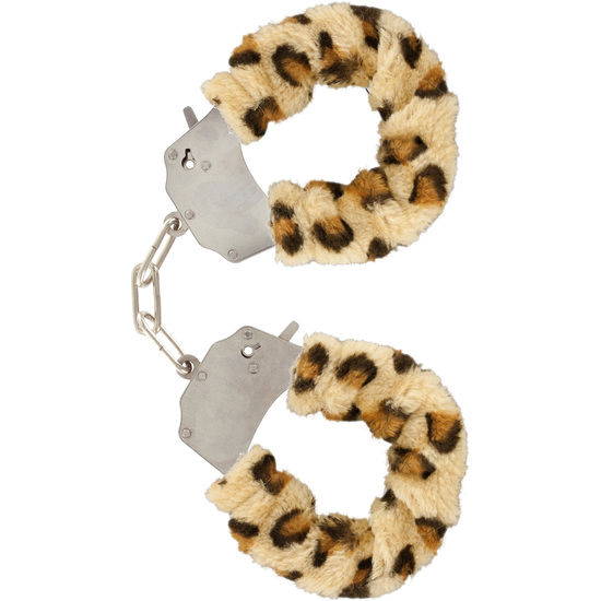 Белезници TOYJOY Furry Fun с леопардов принт