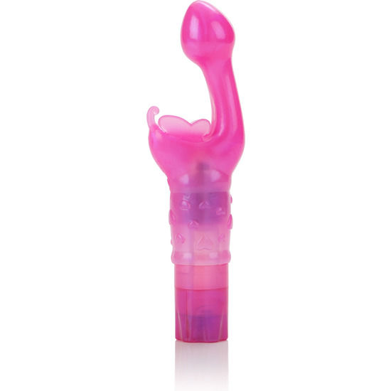 CalExotics Kiss Butterfly Kiss розов вибратор за G точката