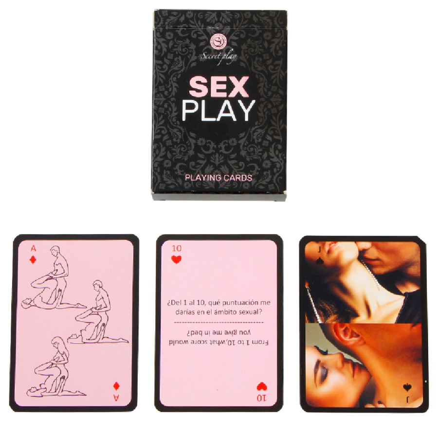Еротична игра с карти SECRETPLAY Sex Play, на испански и английски