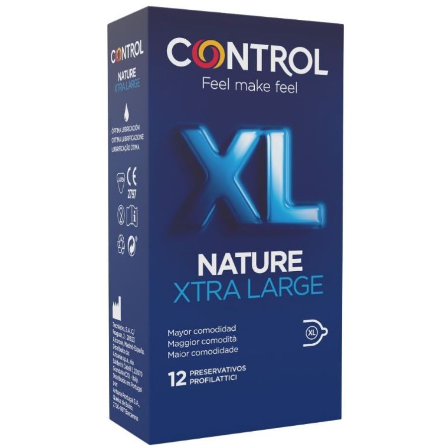 Големи презервативи Control Adapta Nature XL, 12 броя