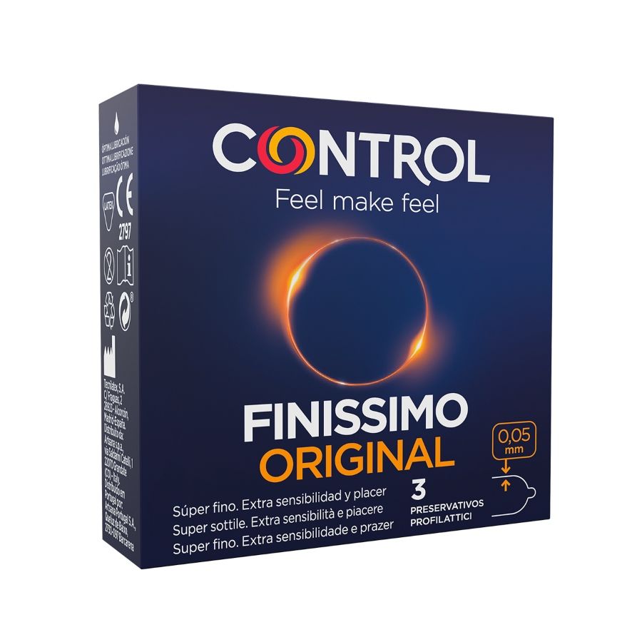 Тънки презервативи Control Finissimo, 3 броя