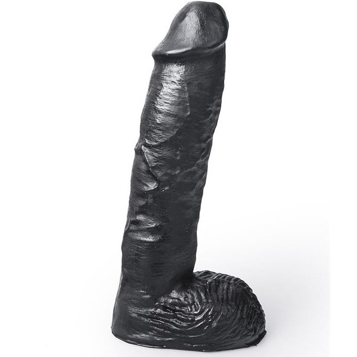 HUNG SYSTEM Mickey реалистично дилдо, черно, 24 см