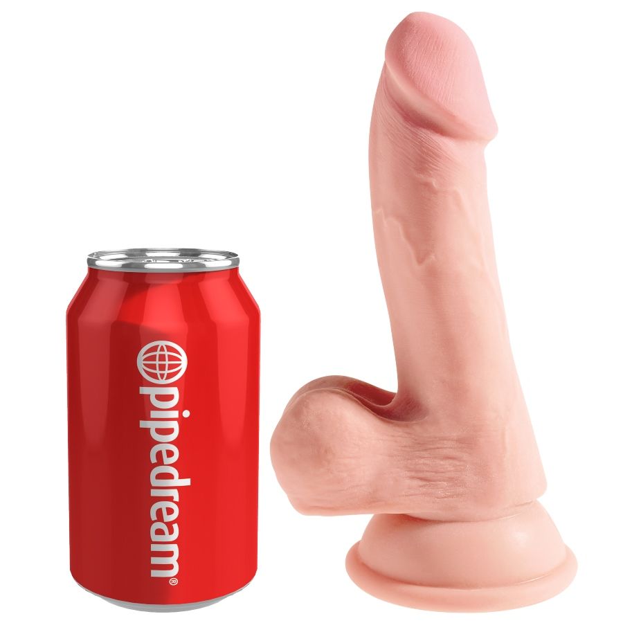 KING COCK Triple Density дилдо с вакуумна основа