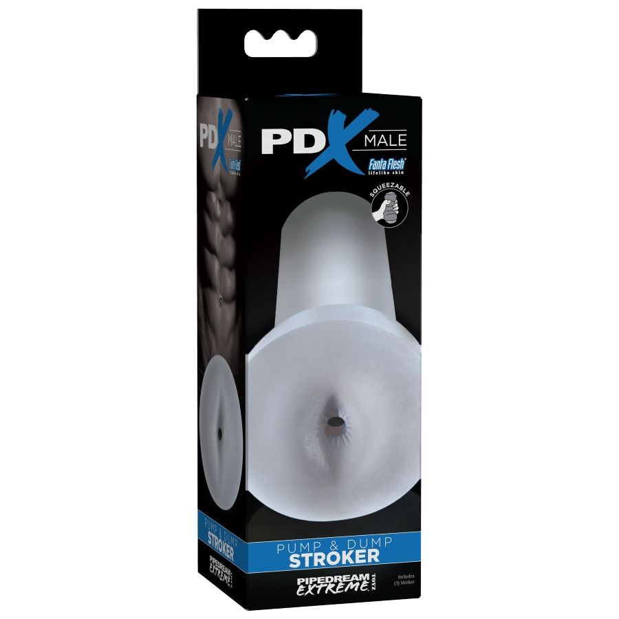 Прозрачен мастурбатор EXTREME TOYZ PDX Male Pump and Dump
