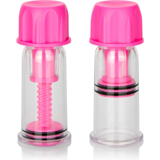 Вакуумни помпи за зърна CalExotics Twist Pink, комплект 2 броя