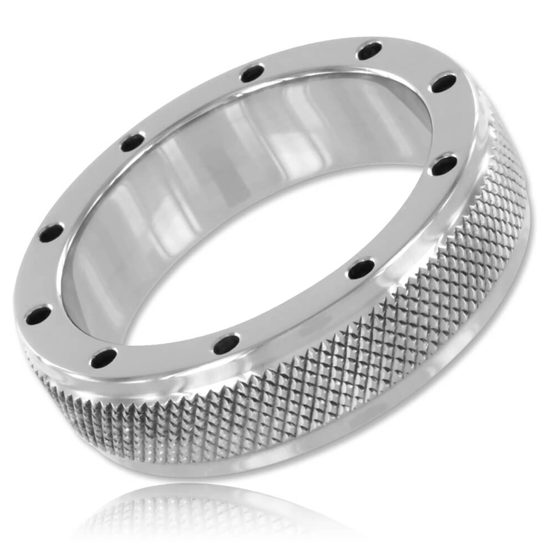 METAL HARD пенис пръстен без вибрации от стомана, 5 см