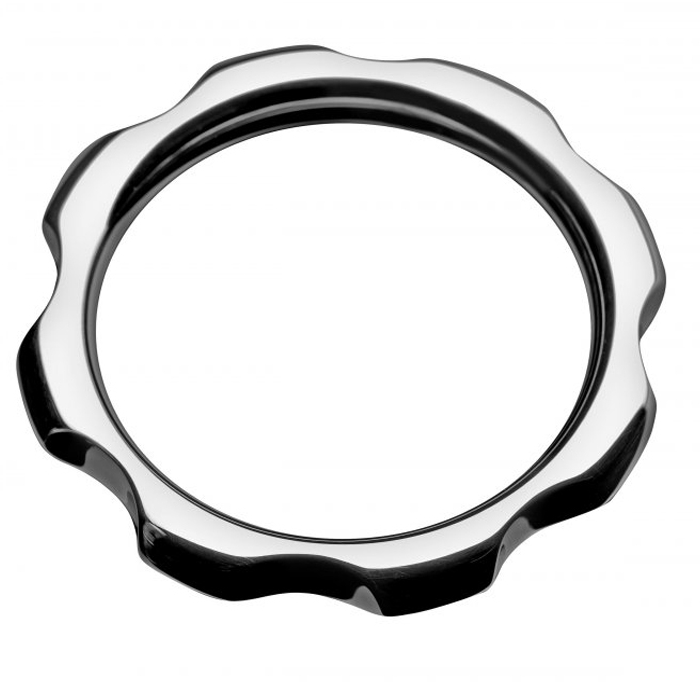 METAL HARD пръстен за пенис без вибрации от стомана, 4,5 cm