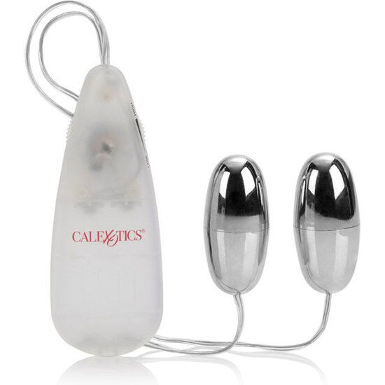 CalExotics Vibrating Bullets Silver Duo клиторен стимулатор