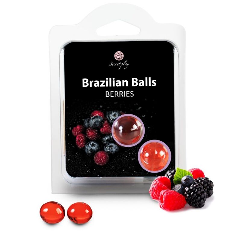 SECRETPLAY Brazilian Balls с аромат на къпина, 2 броя