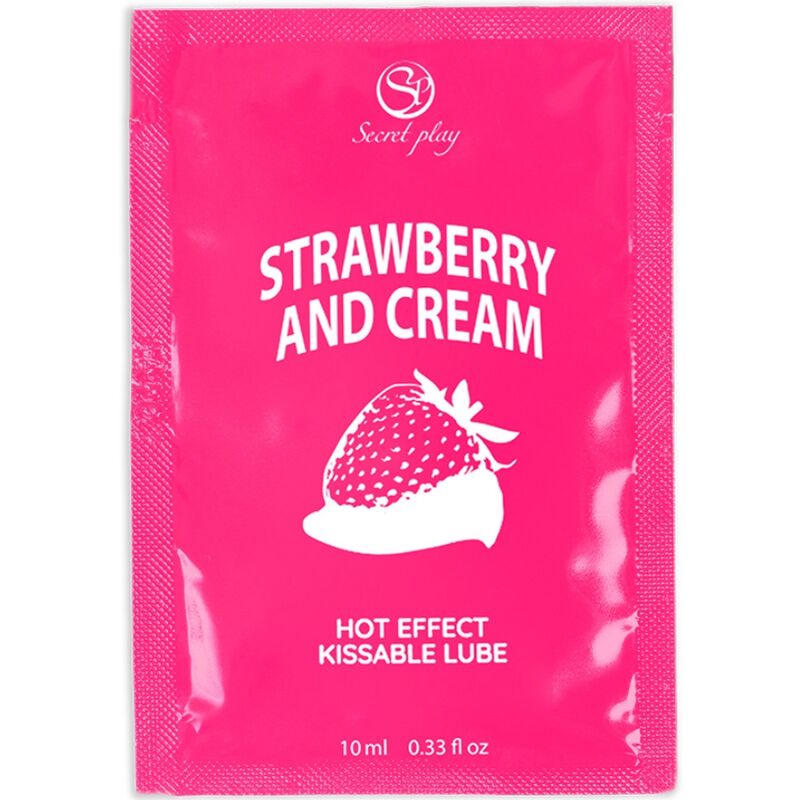 Secretplay лубрикант с вкус на ягоди и сметана, 10 ml